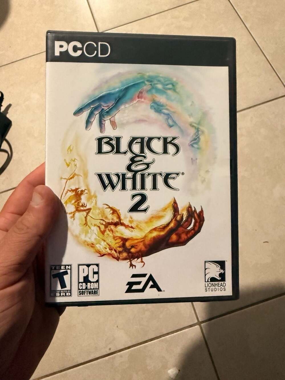 Black & White 2 PC CD-ROM Video Game with Case and Disc